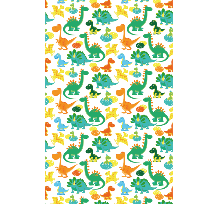 Blind children colorful dinosaurs pattern - TenStickers