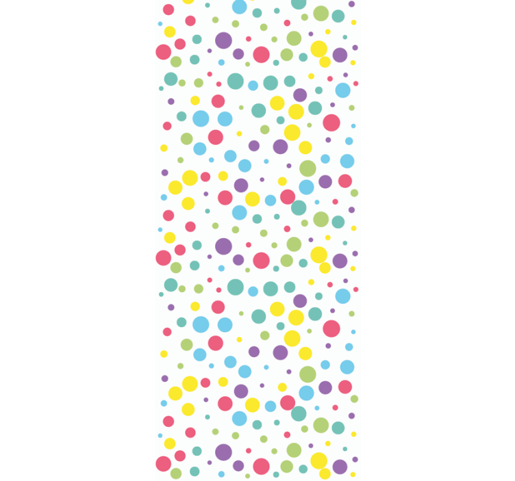 Blind children colourful polka dot pattern - TenStickers