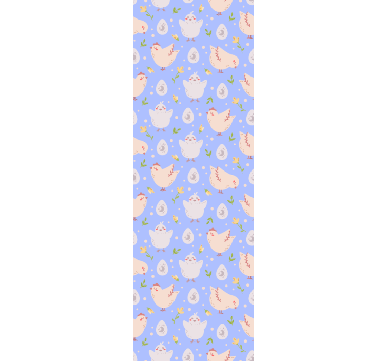 Blind children chicken characters for kids - TenStickers