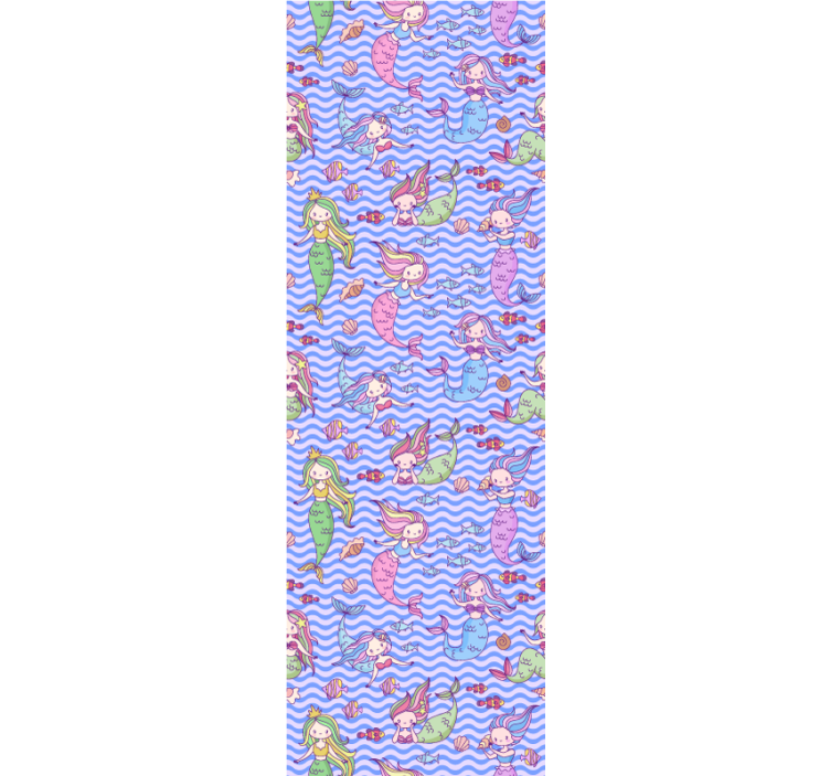 Blind children discover mermaids in a magical world - TenStickers