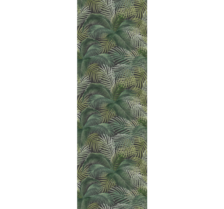 Blind office tropical palm leaves - TenStickers