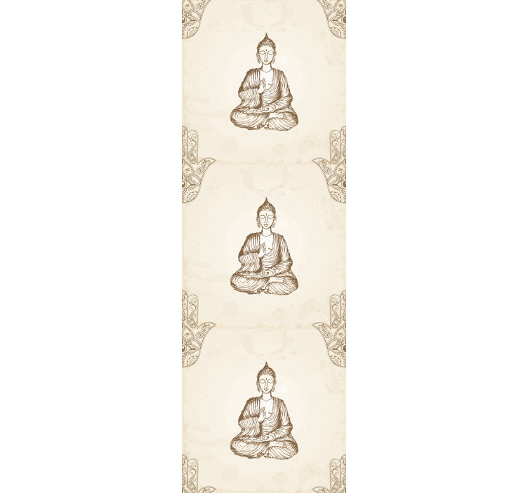 Blind office buddha hamsa hand symbol - TenStickers