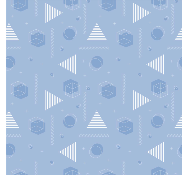 Blind teens geometric blue design - TenStickers