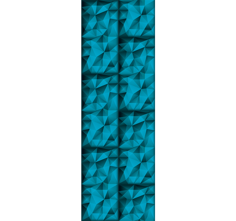 Blind teens blue depths in 3d pattern - TenStickers