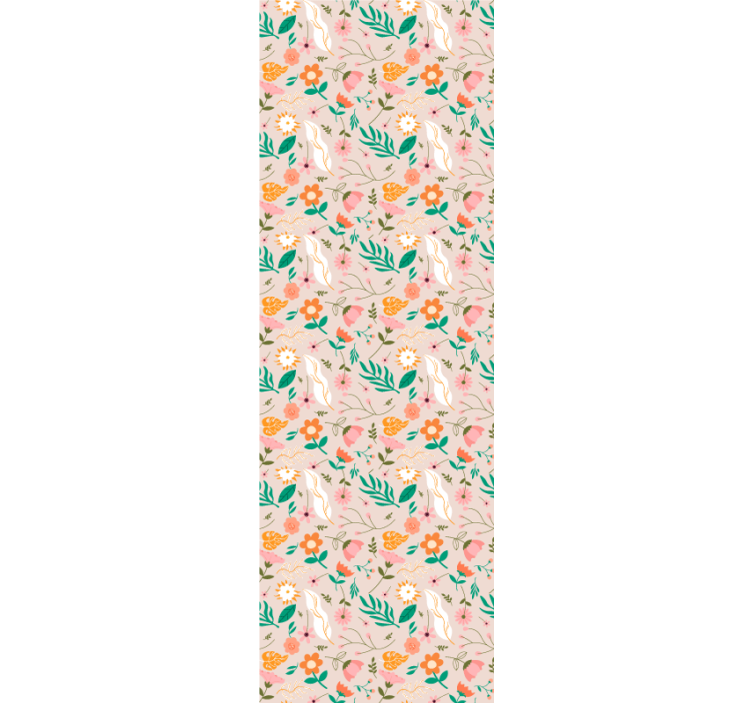 Blind teens pastel delicate flower pattern - TenStickers