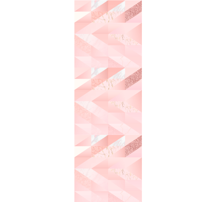 Blind teens with girly pink geometric design - TenStickers