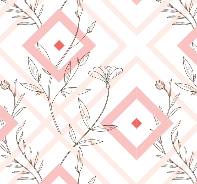 Modern blind with mapuche diamond pattern - TenStickers