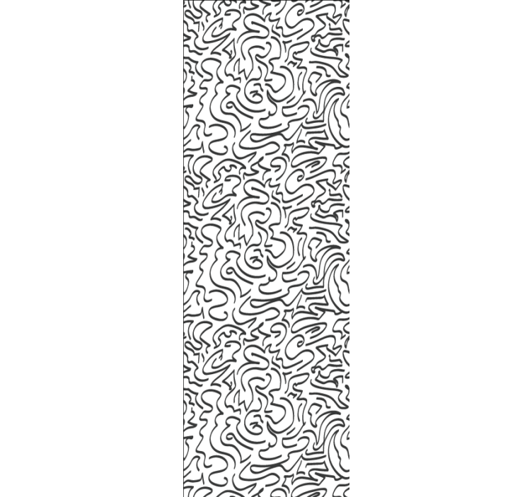 Modern blind with breeze-inspired patterns - TenStickers