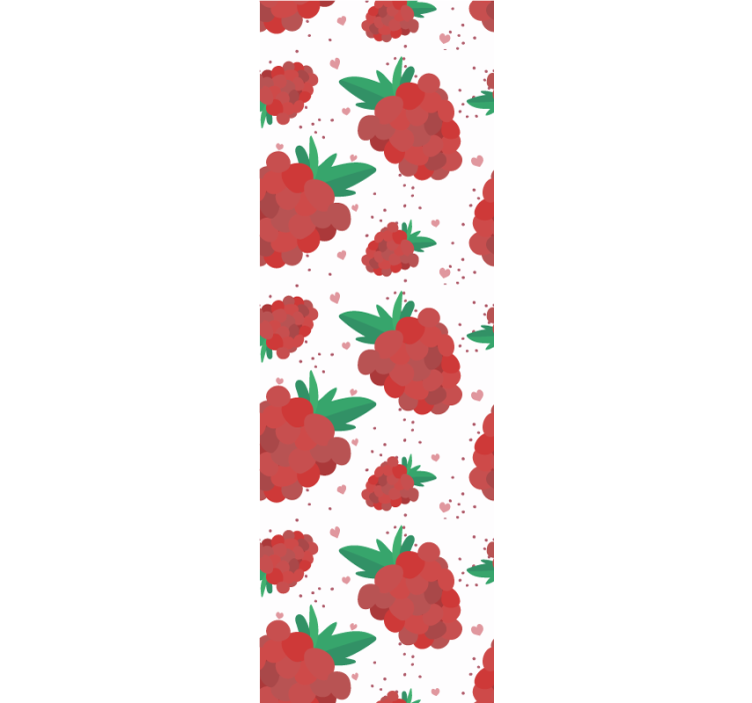 Modern blind berries watercolor stain pattern - TenStickers