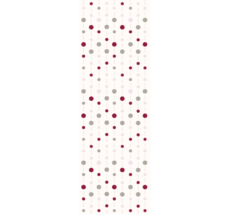 Modern blind in pastel dot pattern with lines - TenStickers