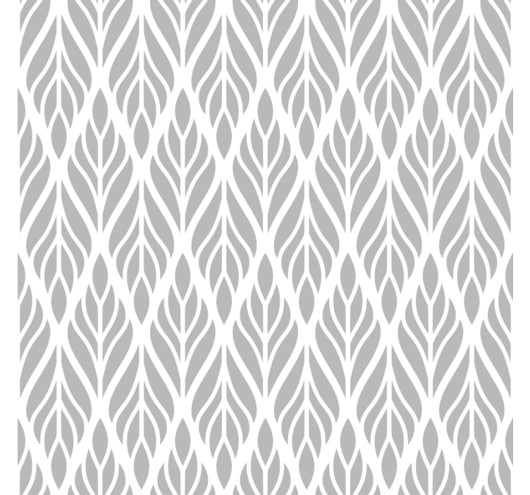Modern blind ethnic floral grey design - TenStickers