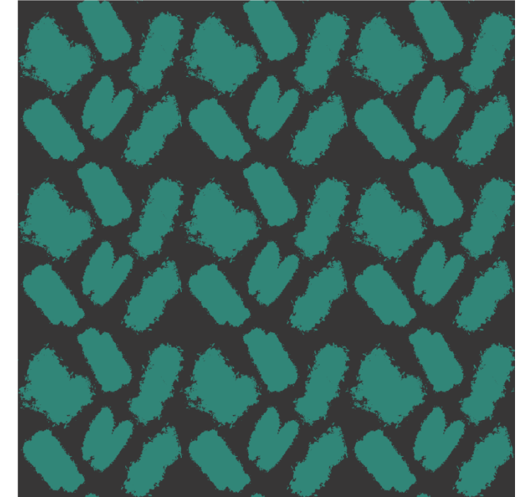 Modern blind in black and green paint - TenStickers