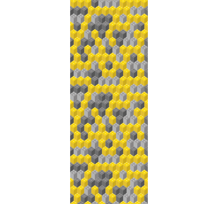 Modern blind in pantone building blocks colors - TenStickers