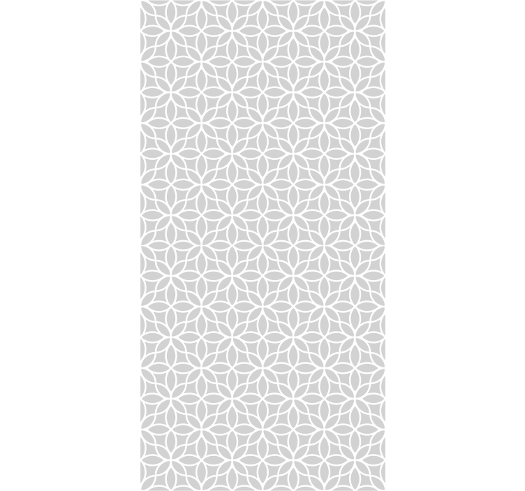 Modern blind gray and white geometric design - TenStickers