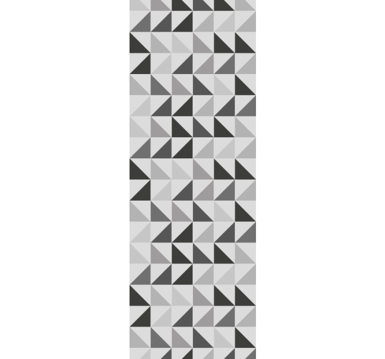 Blind grey geometric triangles - TenStickers