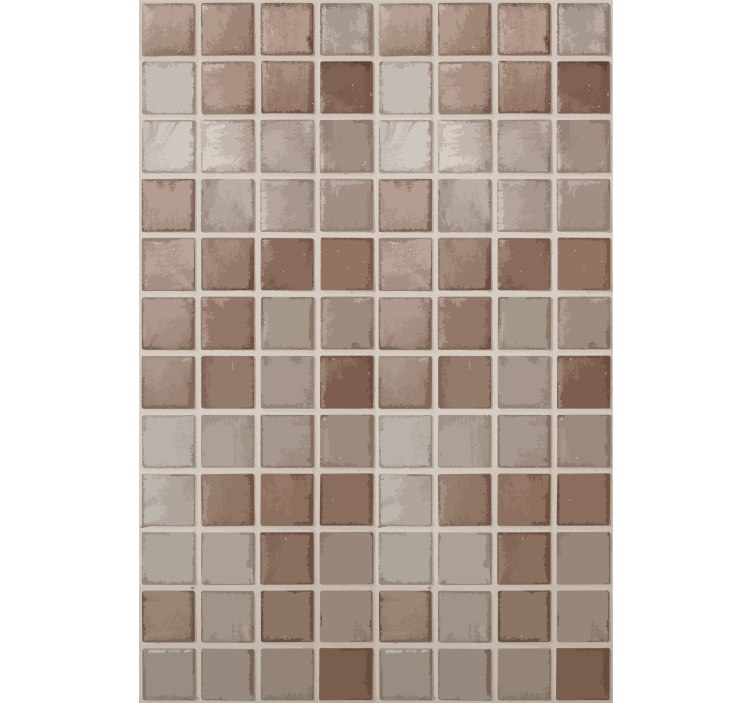Blind beige ceramic squares design - TenStickers