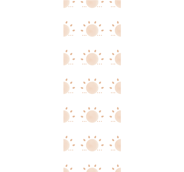 Blind beige abstract minimal sun - TenStickers