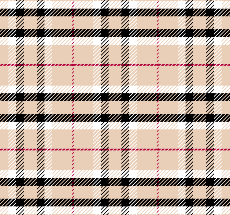 Blind pink burberry tartan - TenStickers