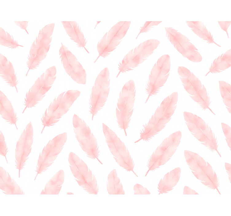 Blind pink pink feather design - TenStickers