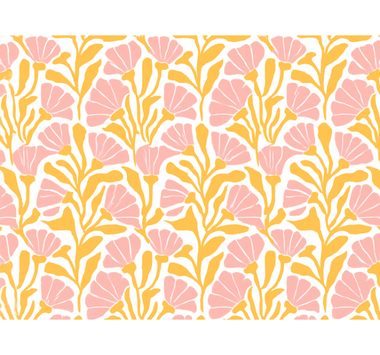 Blind pink modern colorful floral design - TenStickers
