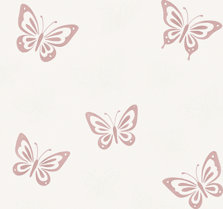 Blind pink dreamy flutter butterfly - TenStickers