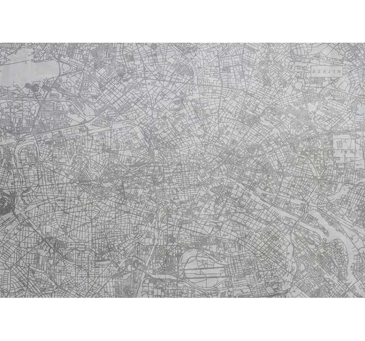 Blind kitchen berlin city map - TenStickers