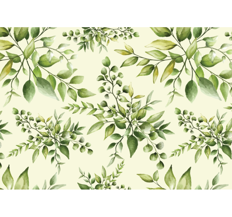 Blind kitchen tropical lush foliage - TenStickers
