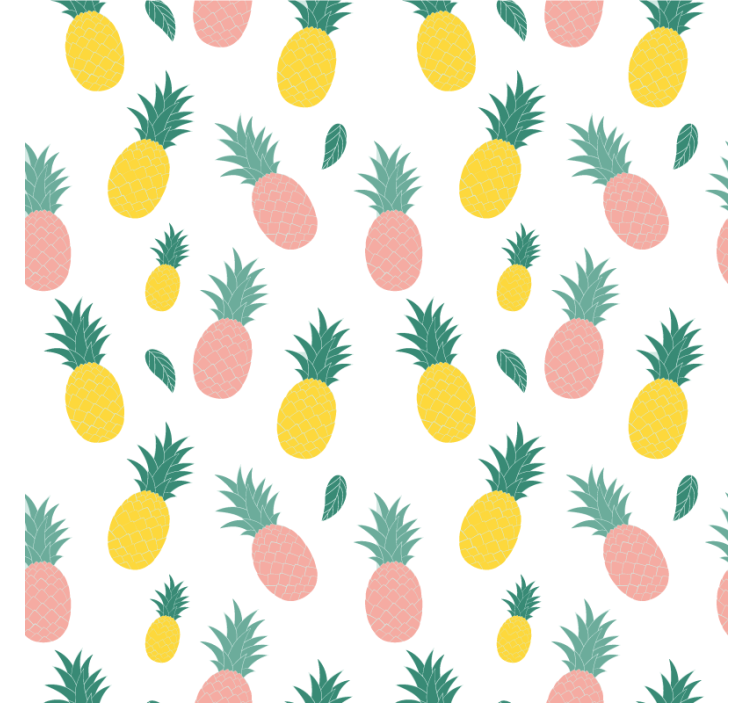 Blind kitchen pineapple pattern fruit design - TenStickers