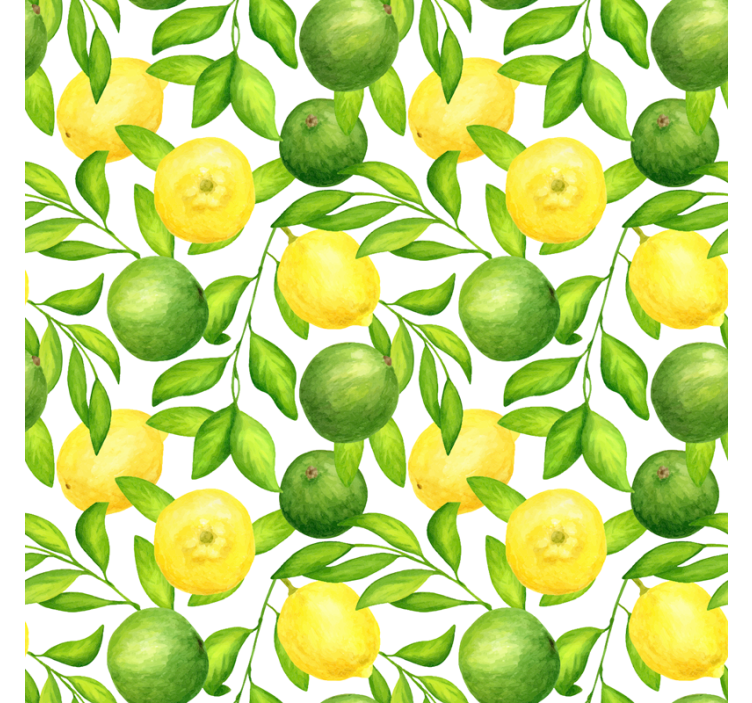 Living room blind lemons and limes - TenStickers