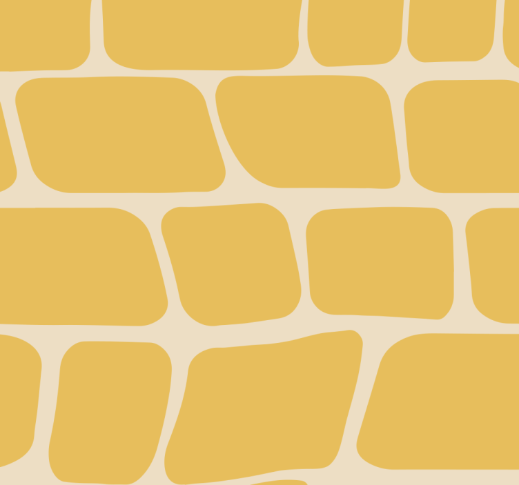 Blind yellow geometric design - TenStickers