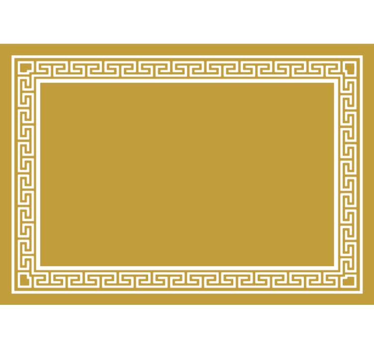 Blind yellow inspired by greek design - TenStickers
