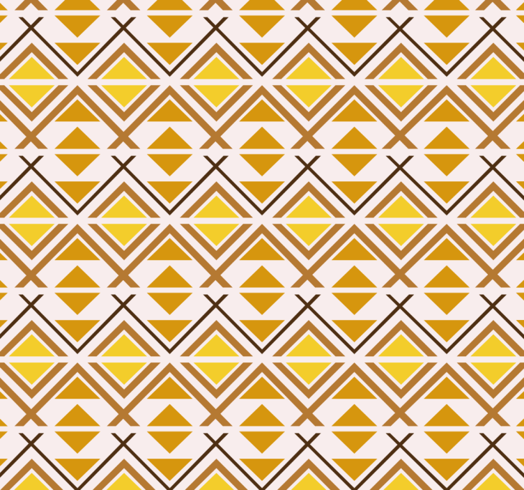 Blind yellow geometric graphic design - TenStickers