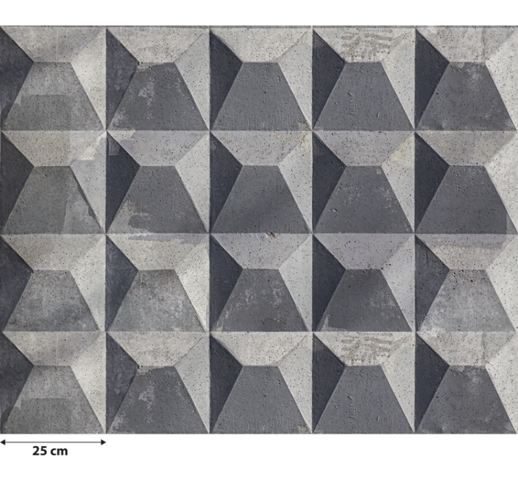 Blind grey raw concrete texture - TenStickers