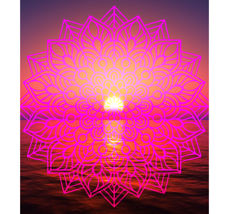 Sunny mandala Zen living room blind - TenStickers