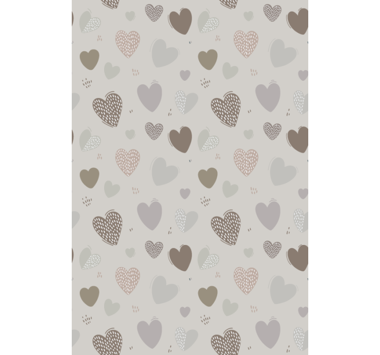 Gray Pattern love blind - TenStickers