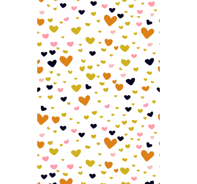 Heart Patterned Shade love blind - TenStickers