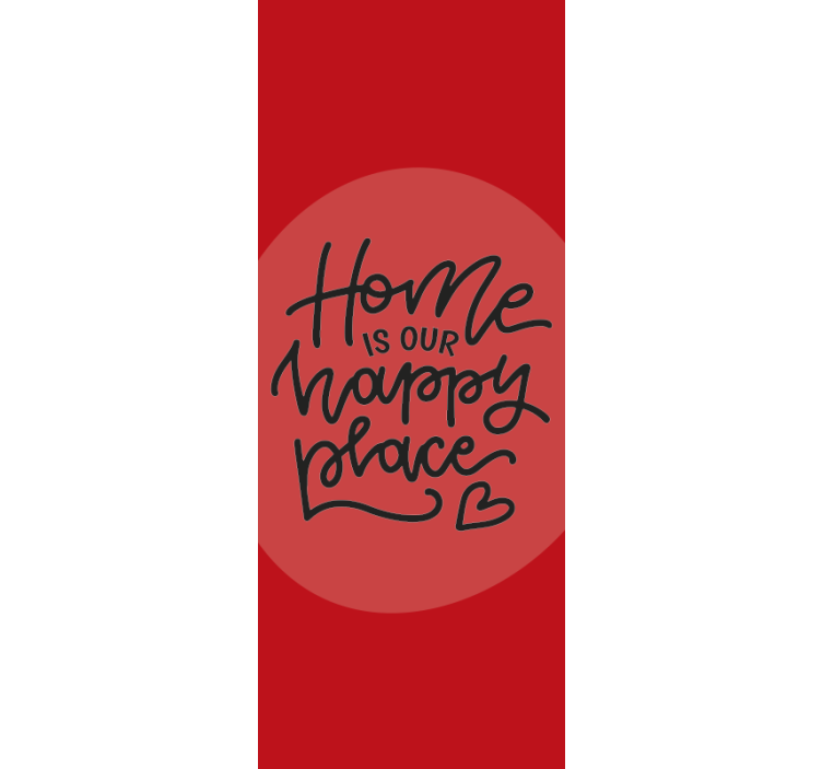 Cute black text  Living room blind - TenStickers