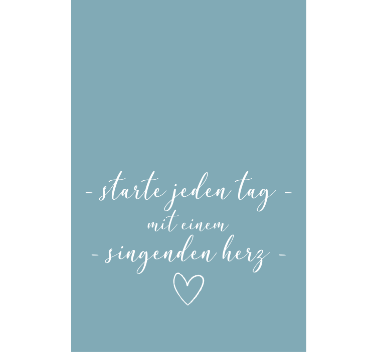 Start day singing hear Text blind - TenStickers