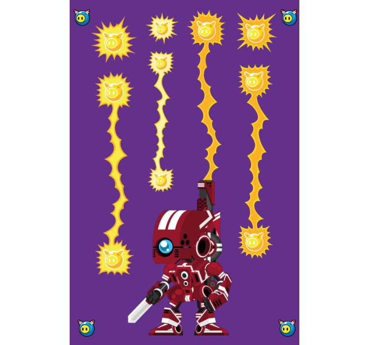 Robotic Energy Combat blind geek - TenStickers