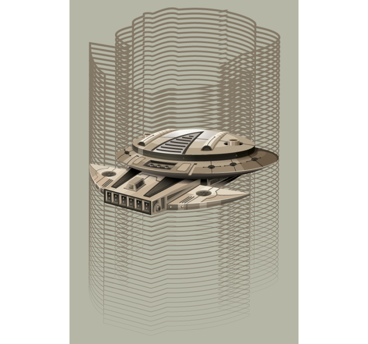 Spaceship Geek roller blind - TenStickers