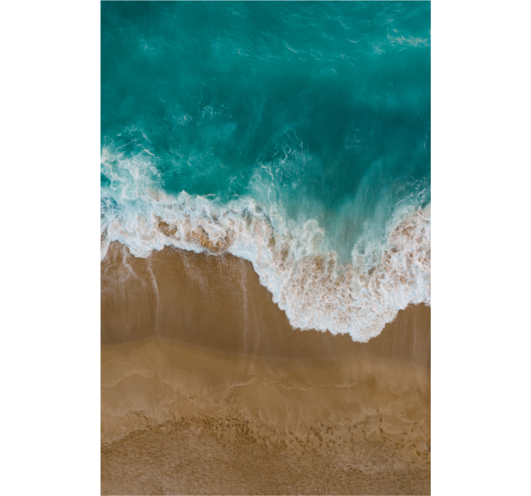 Ocean and sand melting Master bedroom blind - TenStickers