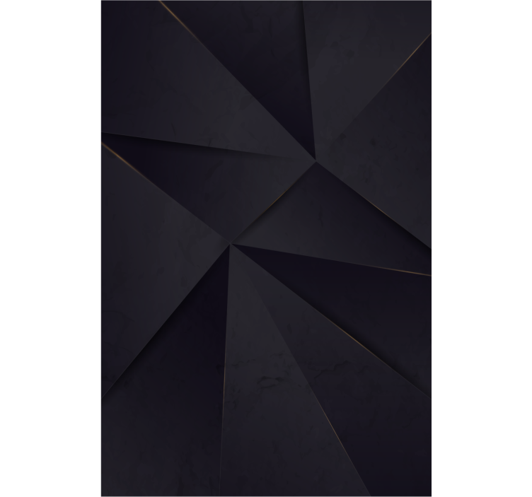 Geometric Black Motifs pattern roller blind - TenStickers