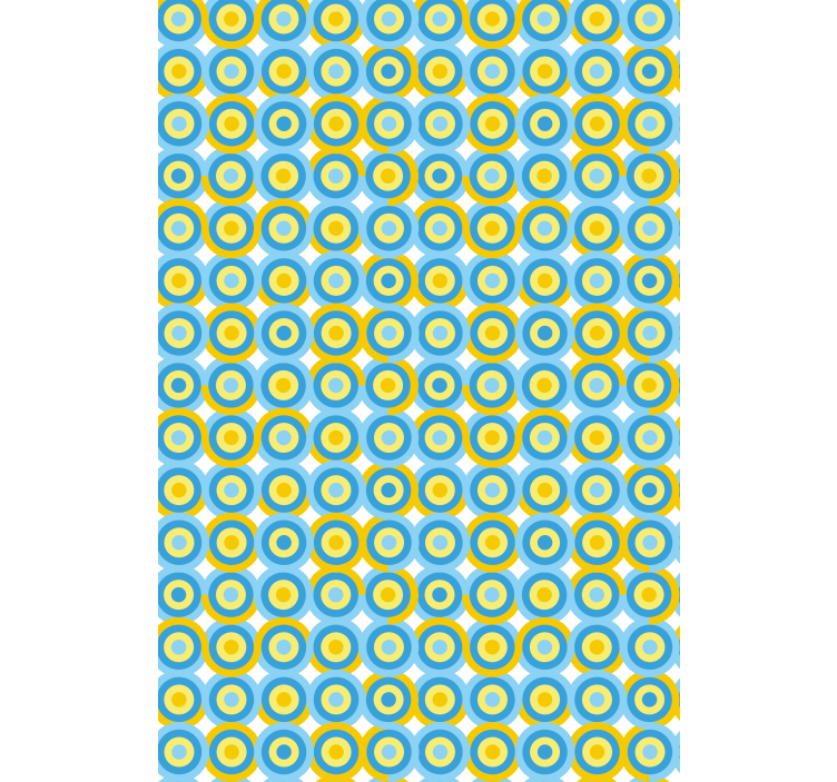 Circular pattern in blue blind - TenStickers