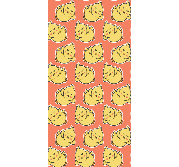 Yellow baby chicks characters animals blind - TenStickers