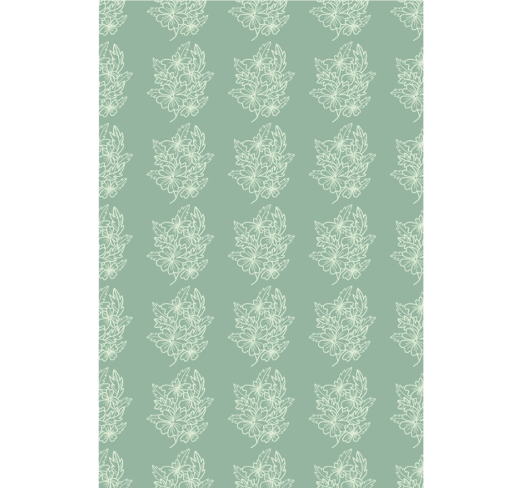 Blind flowers and plants floral leaf design - TenStickers