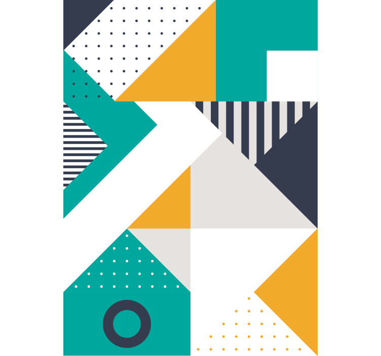 Geometric Pattern Mix modern blind - TenStickers