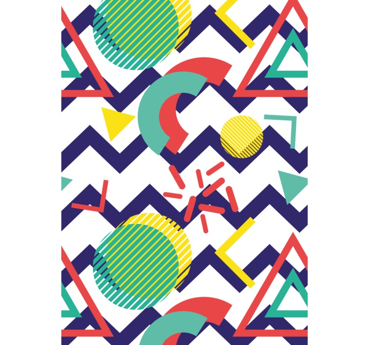 Abstract fun figures modern blind - TenStickers