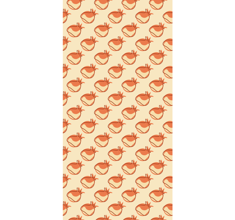 Blind fruit and vegetables beige vegetable pattern - TenStickers