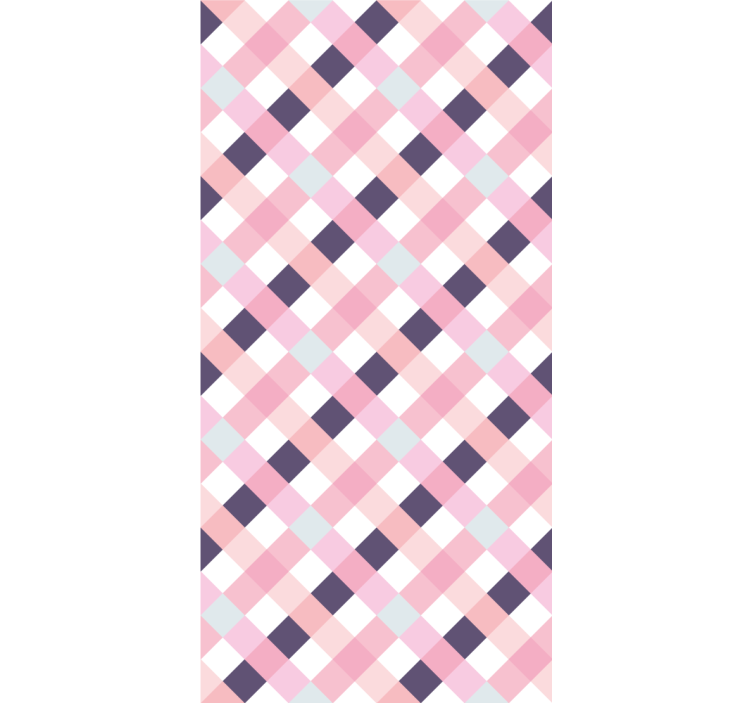 Diamond pattern harmony modern blind - TenStickers