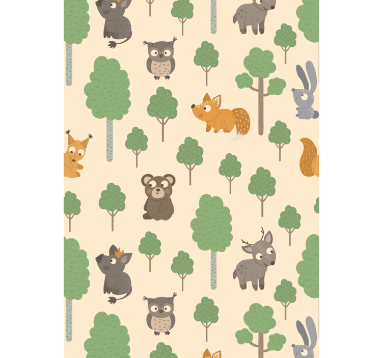 Baby forest creatures blind children - TenStickers